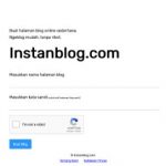 InstanBlog.com : Platform Blog Gratis Indonesia Terbaru
